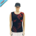 Custom T Shirt Printing Sublimation Black Man'S